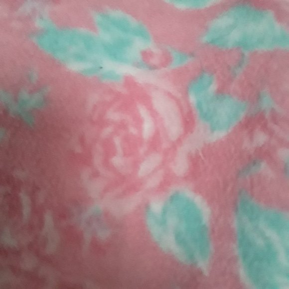 Krackerjacks Designer Vintage Sweater Pink Roses Long sleeves Size Med - Picture 2 of 4